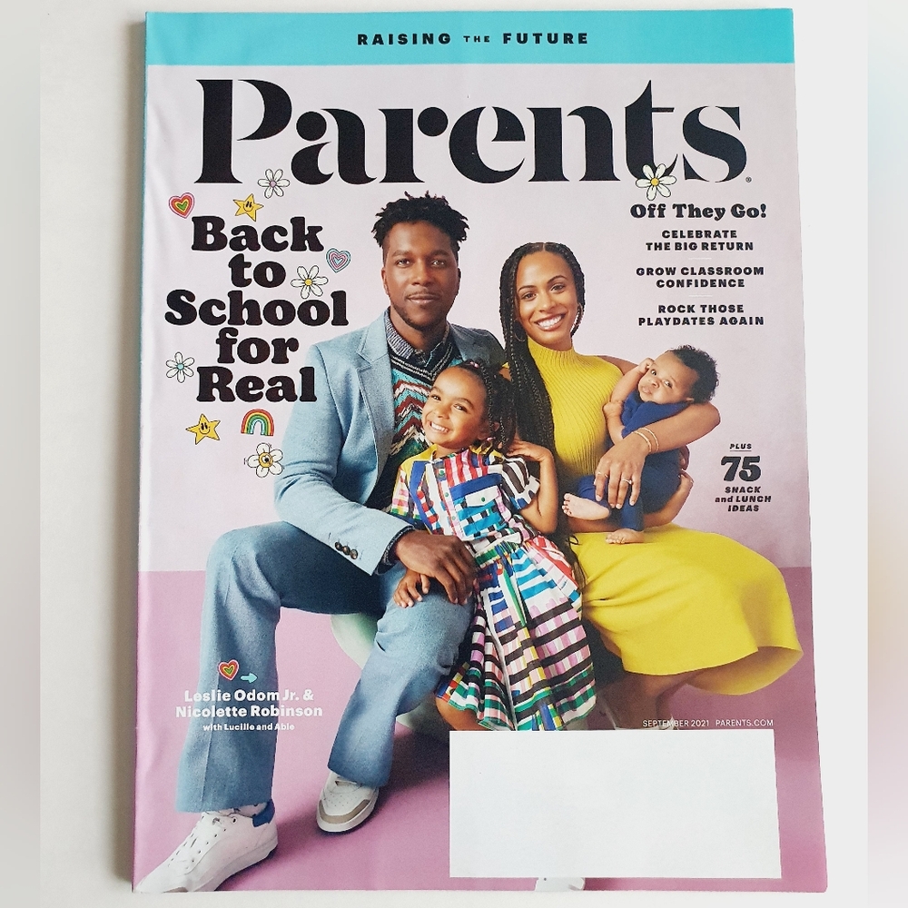 Parents Magazine September, 2021 - Leslie Odom Jr & Nicolette Robinson School